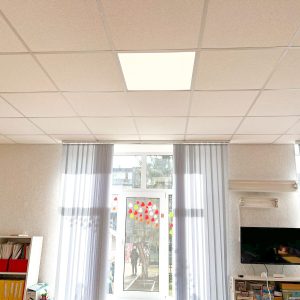 Tavan și sistem de iluminat reparat în Grădinița nr. 59